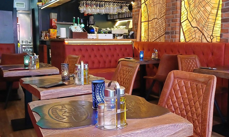 Interieur van Sombrero Mexico